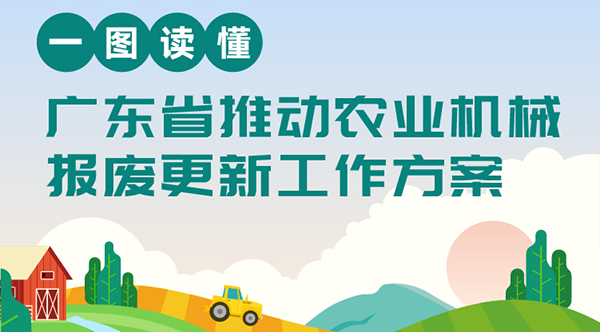 一圖讀懂《廣東省推動農業(yè)機械報廢更新工作方案》